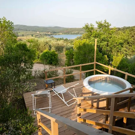 Luxussátor Glamping Stregaia *