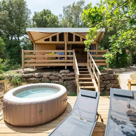 Luxussátor Glamping Stregaia *