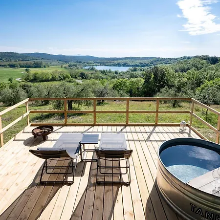 Glamping Stregaia Luxussátor *