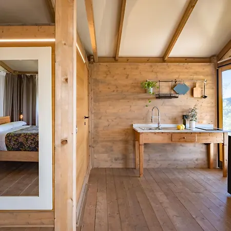 Luxussátor Glamping Stregaia *