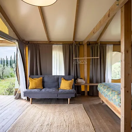 Luxussátor Glamping Stregaia *